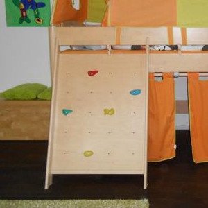 Kletterwand mit Kind
